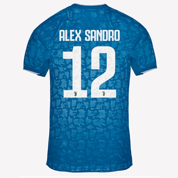 Camiseta Juventus NO.12 Alex Sangro Replica Tercera Ropa 2019/20 Azul